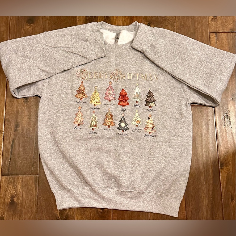 New! Gray Swiftmas Sweatshirt
